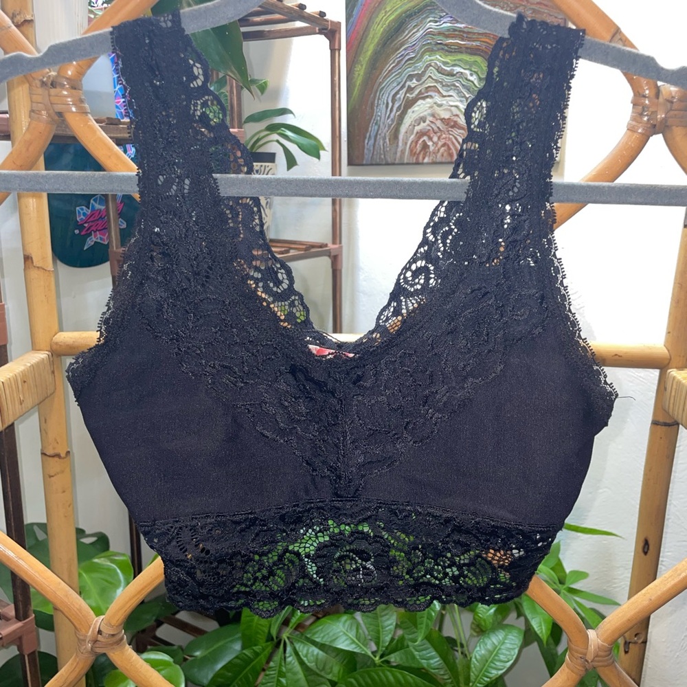 Altar’d state black lace bralette